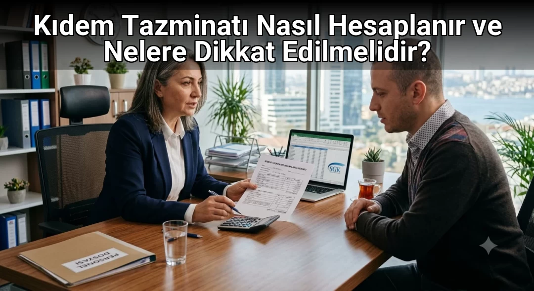 Kıdem Tazminatı Nasıl Hesaplanır ve Nelere Dikkat Edilmelidir?